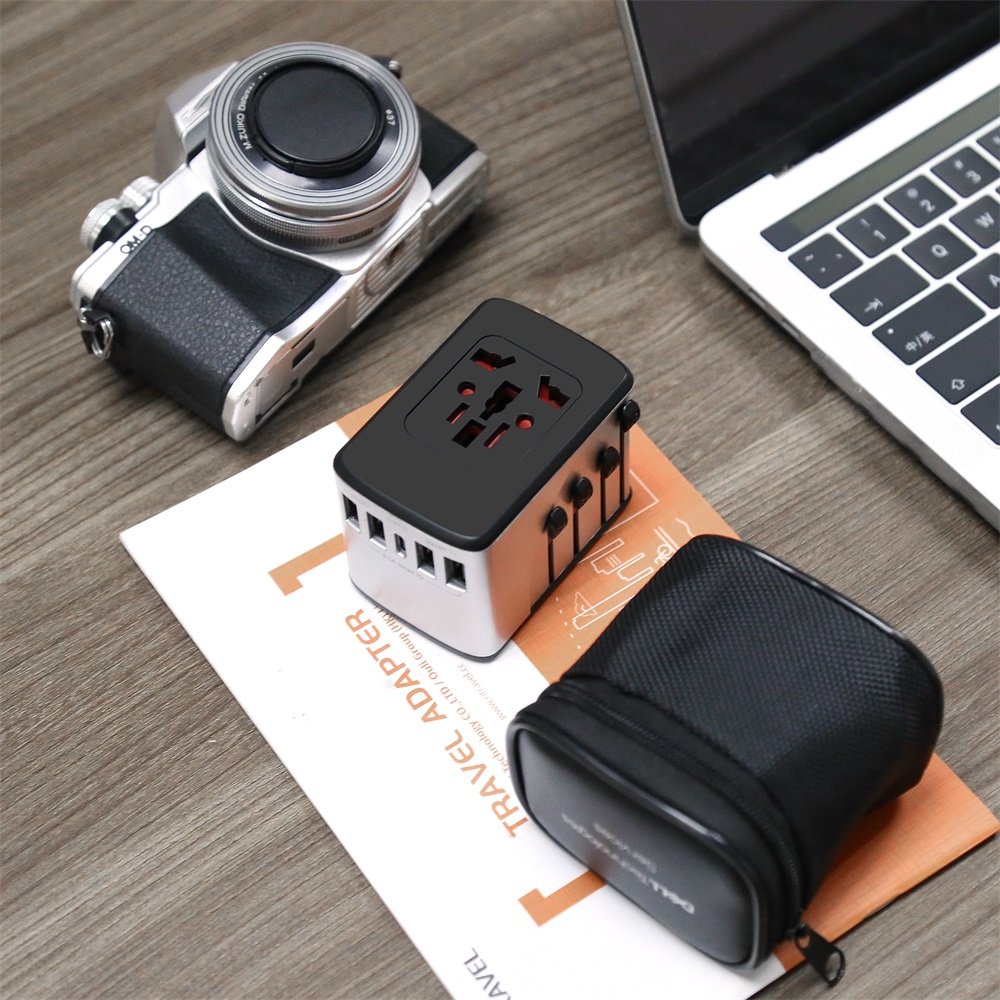 Latest 45W PD travel adapter Charger otravel SL-200PD 2000W 6.5A super power worldwide all in one plug & socket