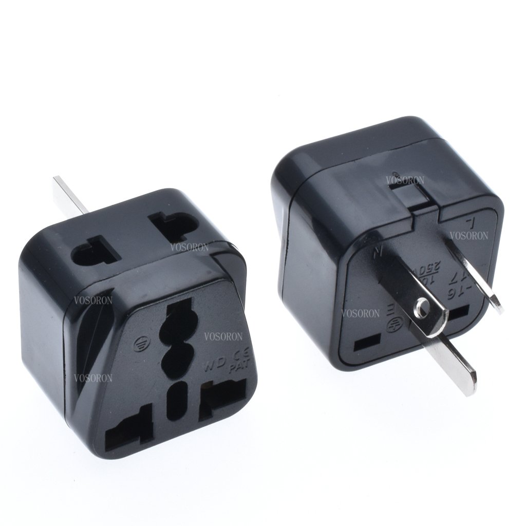Australia Travel Adapter Universal 2 In 1 USA US UK KR Swiss EU to AU Plug Adapter Type I New Zealand Grounded Plug Socket