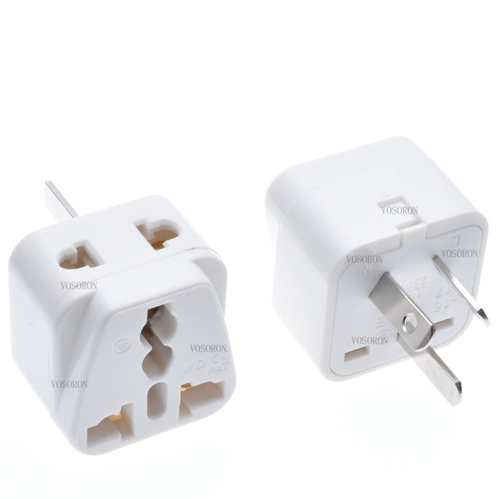 Australia Travel Adapter Universal 2 In 1 USA US UK KR Swiss EU to AU Plug Adapter Type I New Zealand Grounded Plug Socket