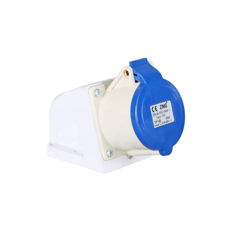 ZNG-123 Wall Mount 230V 32A3P Industrial Socket Plug