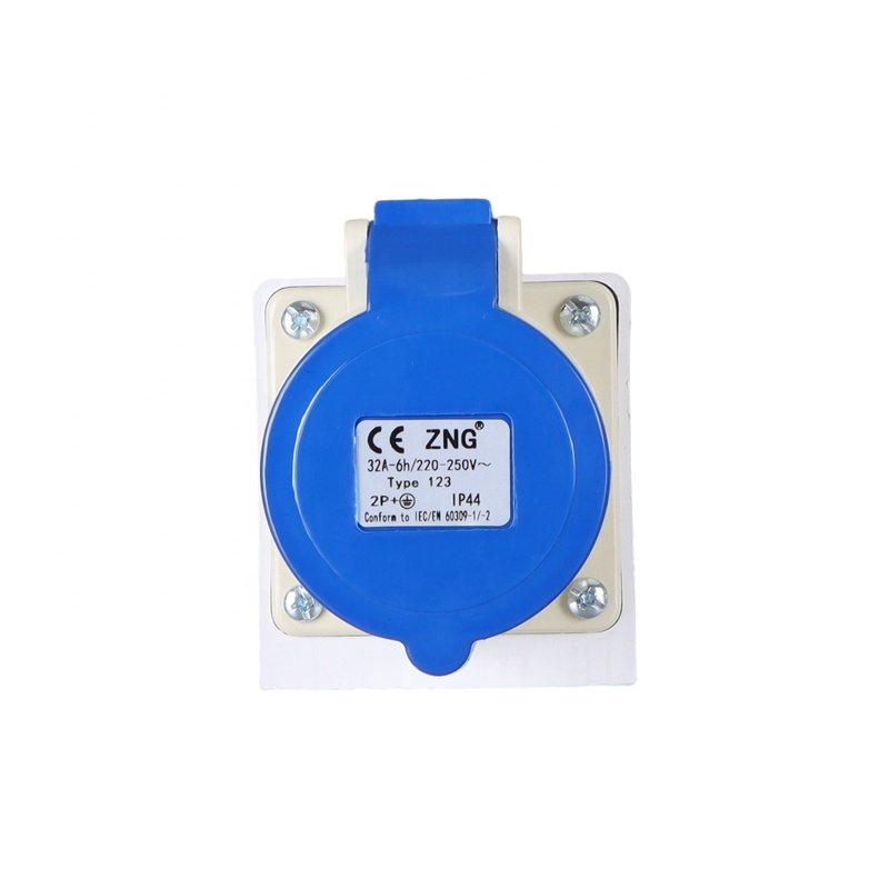 ZNG-123 Wall Mount 230V 32A3P Industrial Socket Plug