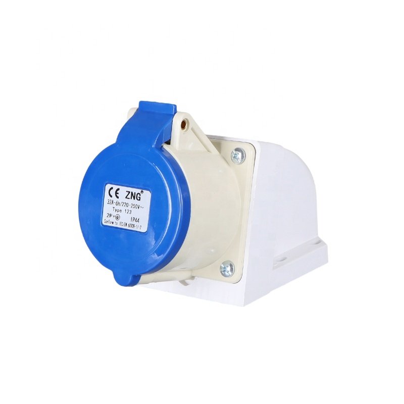 ZNG-123 Wall Mount 230V 32A3P Industrial Socket Plug