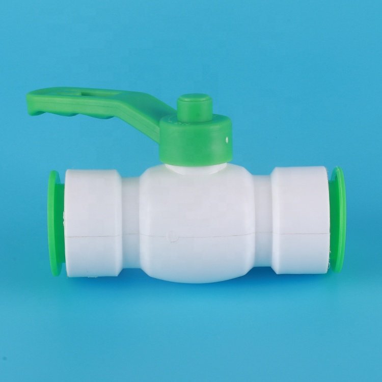 Factory Direct Sales Ppr Quick Connect Pipe Fittings Three-way Elbow Multifunctional Quick Connect Ball Valve Faucet Quick plug