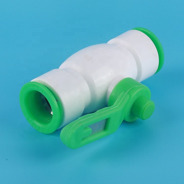 Factory Direct Sales Ppr Quick Connect Pipe Fittings Three-way Elbow Multifunctional Quick Connect Ball Valve Faucet Quick plug