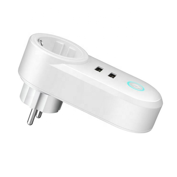 stock Top selling Wireless US EU UK Wifi smart wall Socket Alexa Wifi Remote Control Tuya Home Power Mini Electrical Smart Plug