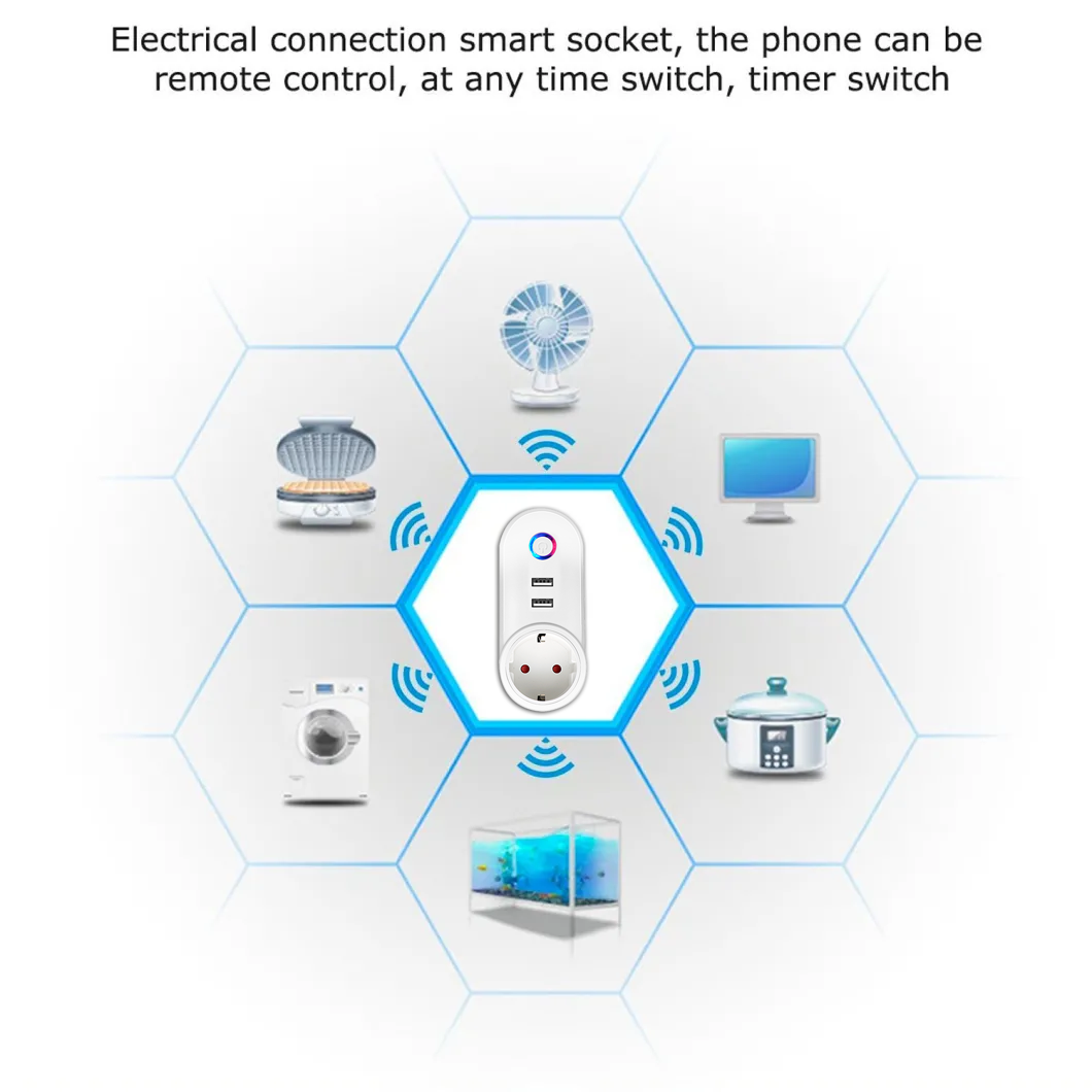 stock Top selling Wireless US EU UK Wifi smart wall Socket Alexa Wifi Remote Control Tuya Home Power Mini Electrical Smart Plug