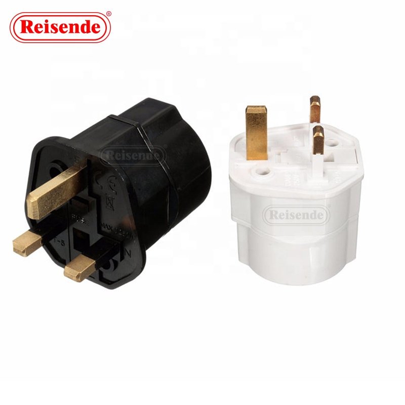 Single Socket Universal 13A Power Adapter PC Material Travel Converter EU UK Plug Charger OEM Supported Safety Features AC