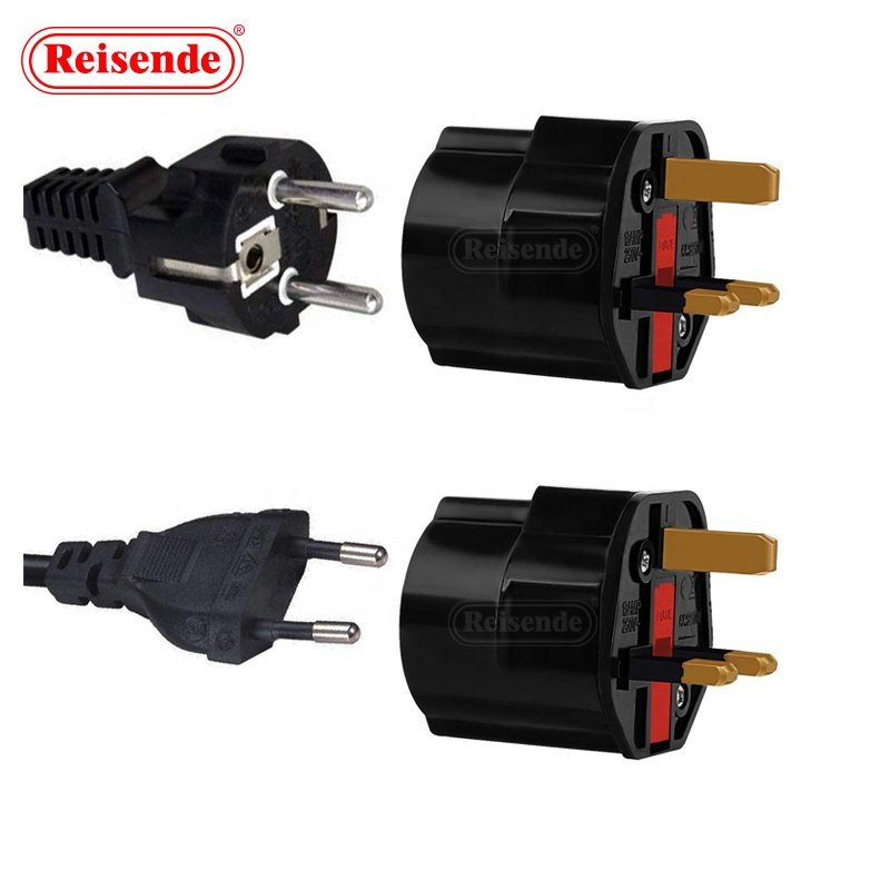 Single Socket Universal 13A Power Adapter PC Material Travel Converter EU UK Plug Charger OEM Supported Safety Features AC
