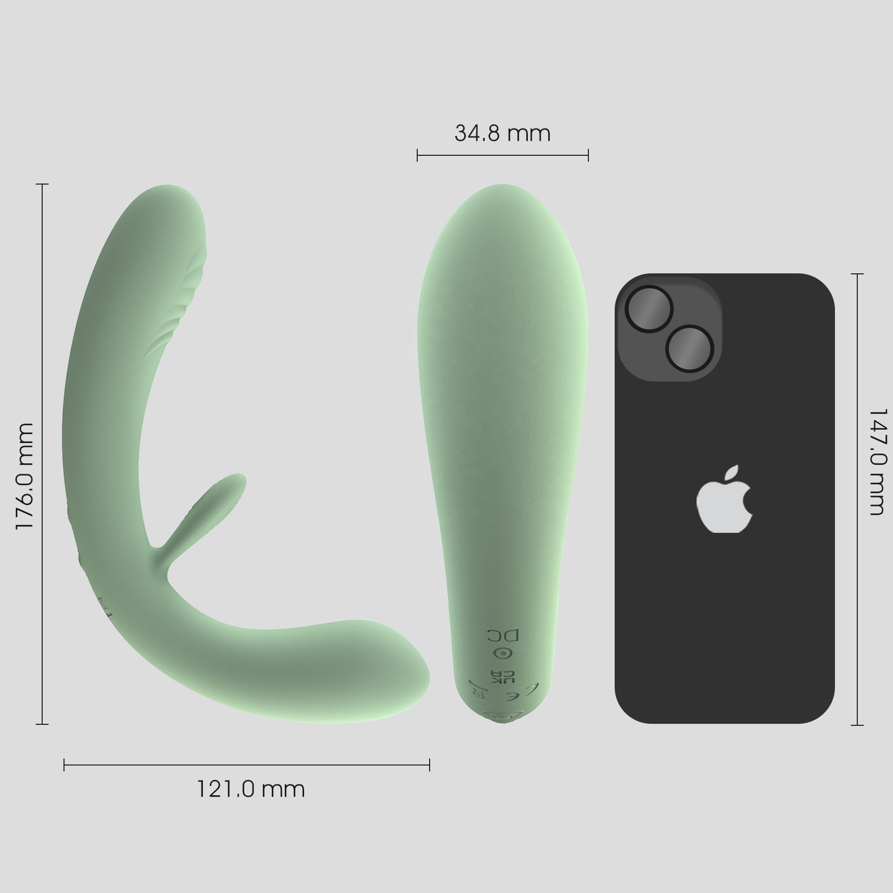 ZWFUN Double-Ended Vibrating Dildo Anal Butt Plug with 10 Vibration Modes Vaginal Prostate Stimulation for Gay Lesbian Couples