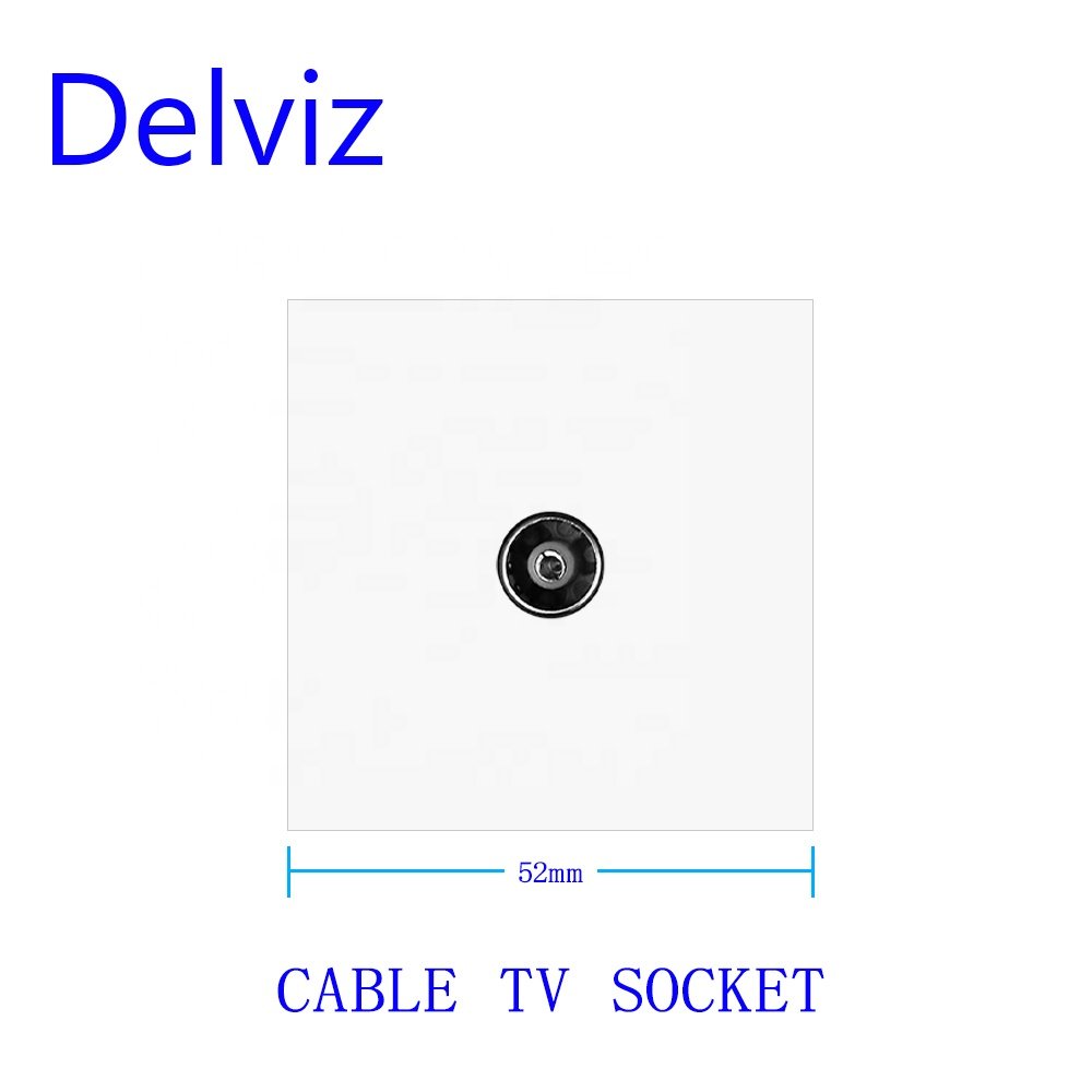 Delviz White Glass Panel, USB C Fast charging Outlet, Electric plug double EU socket, DIY Wall Light Switch Schuko Wall Socket