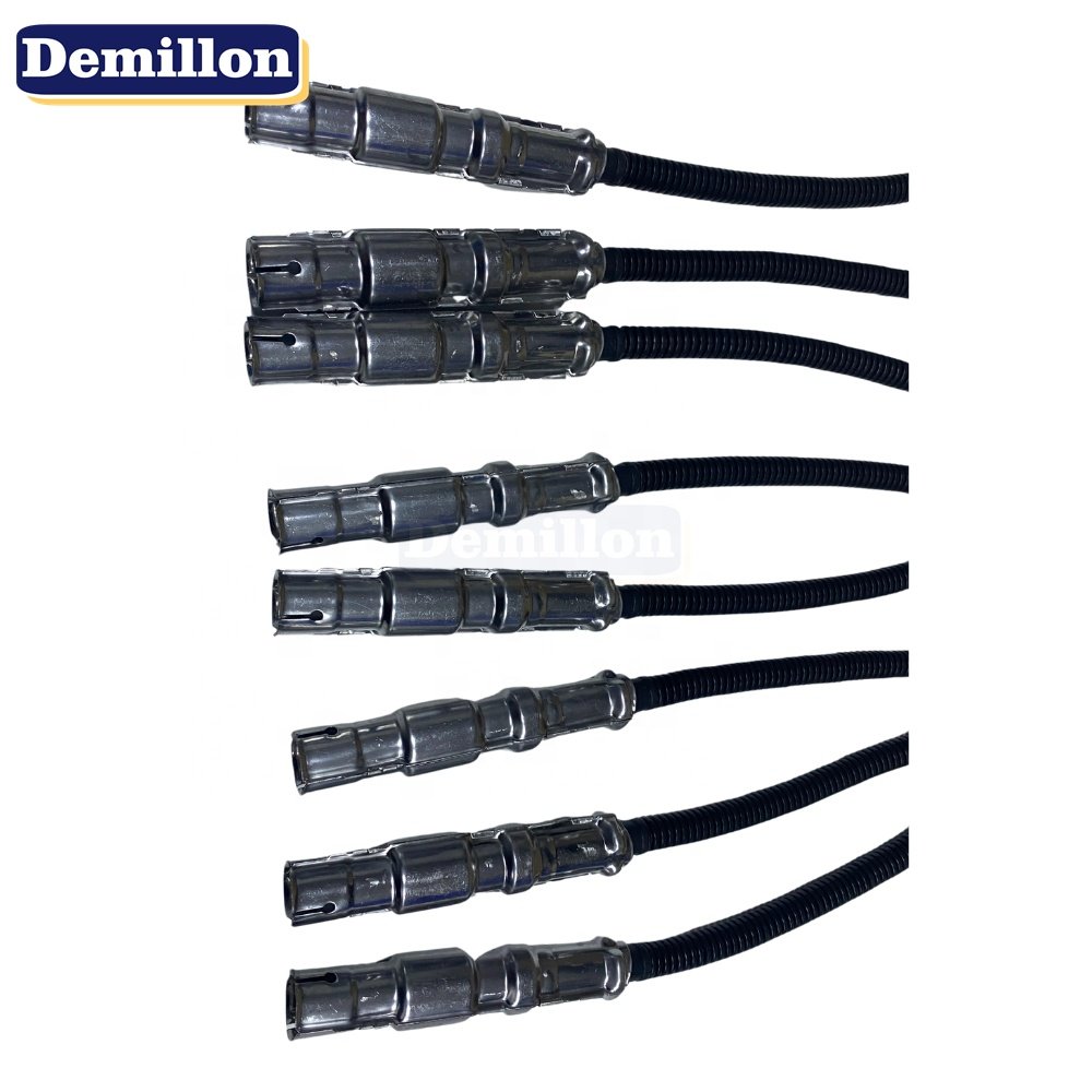 1121500118 1121500218 Demillon Auto Parts Ignition Cable Wire Spark Plug Wire Set For Mercedes-Benz W203 C220 CLK200 CLK320