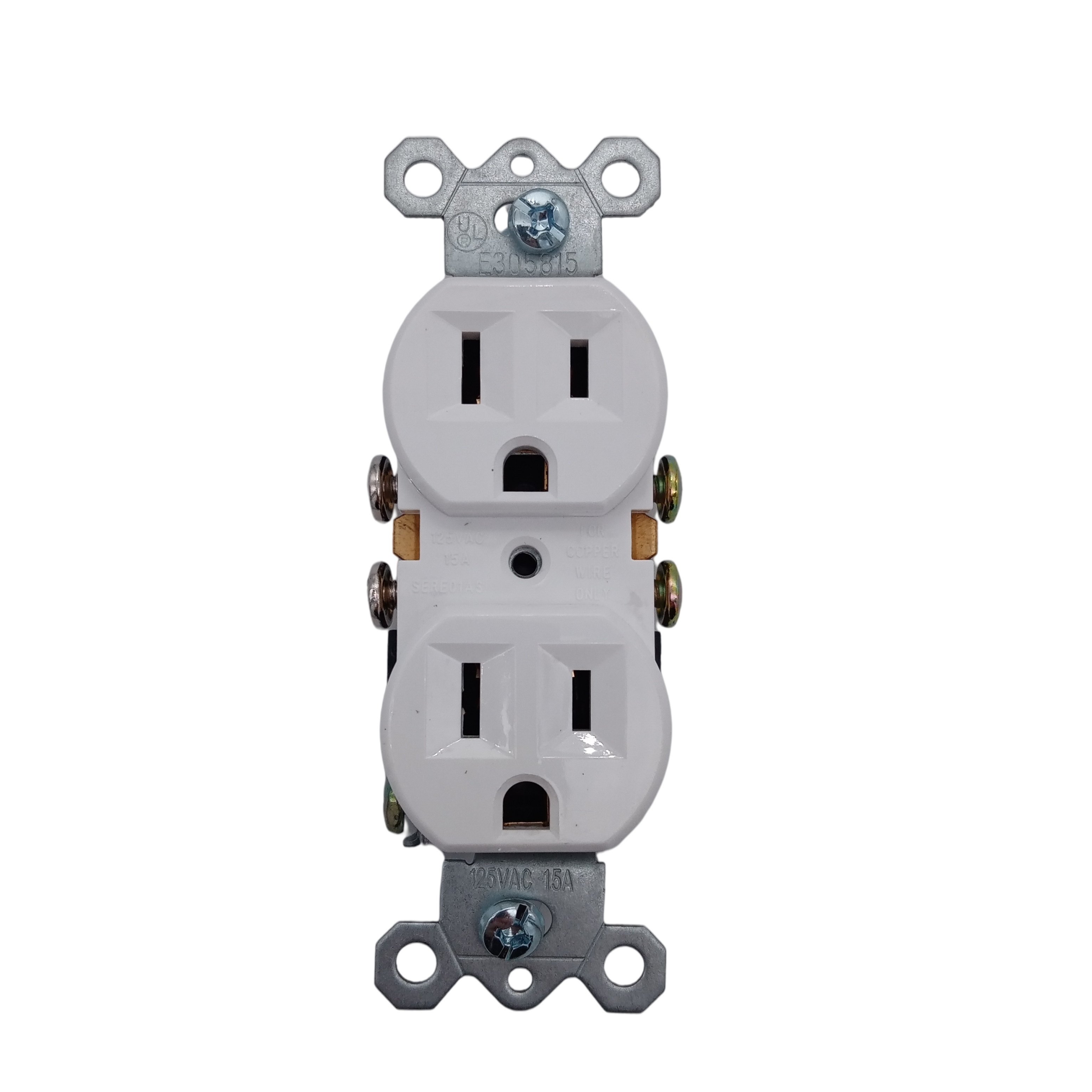 Duplex Receptacle 15A 125V American Wall Switch Electrical Power Socket, wall socket outlet, UL approved outlet receptacle