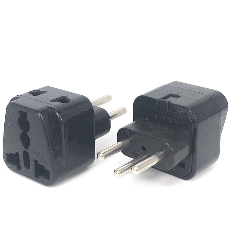 Hot Universal to Swiss Switzerland wall plug travel adapter 10A two to one extension converter Type-J europe to swiss plug
