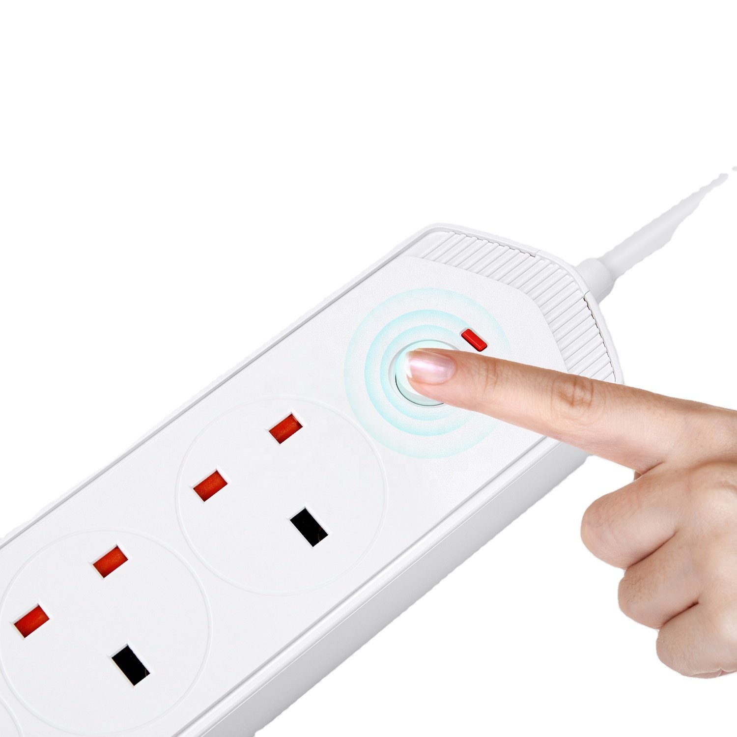New Model Uk Plugs 4 Ways Ac Outlets 4usb+2 Type-c Charging Power Strip Uk Surge Protector With Usb