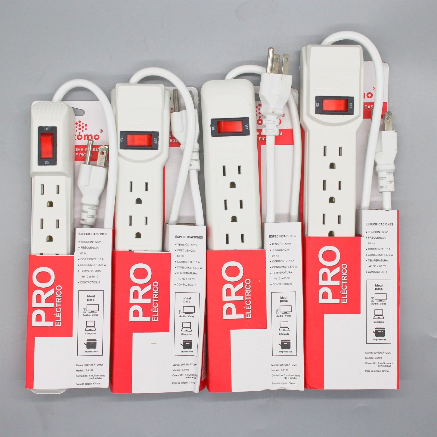 5Gang USB American plug Board USA Standard 16A Extension Socket