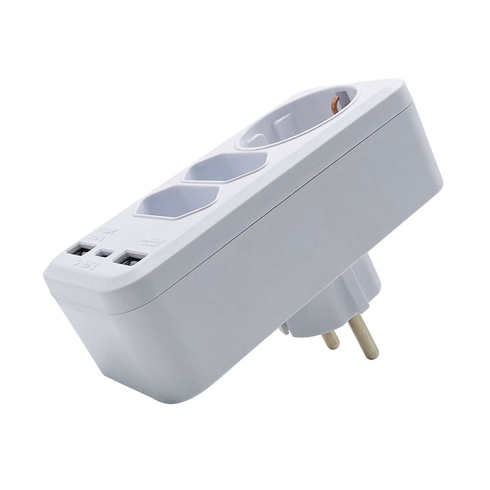 High Quality European Standard Multifunction Wall Socket Multi Power Socket Plug With Usb
