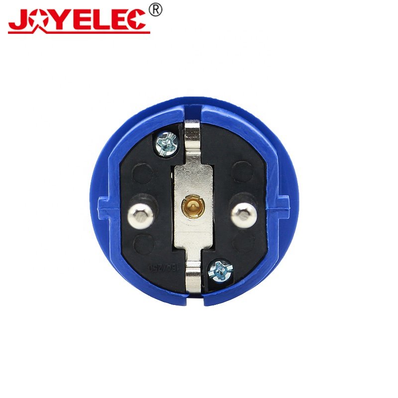 JOYELEC New Style Blue JR-012 250V 16A Two Core Waterproof Standard Electric Industrial Socket Plug