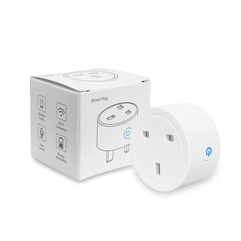 Smart Socket & Plug,Zigbee 3.0 Compatible with Google Home Alexa Tuya, 16A Power Monitoring Timing Smart Plug