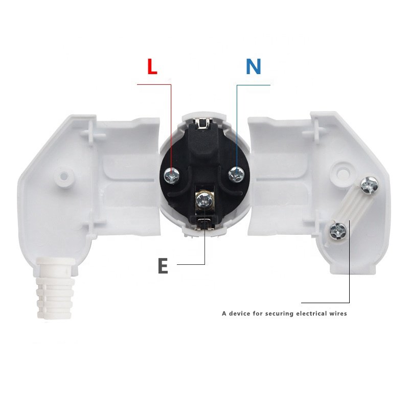 Hot sale Small South African 5A/250V connection plug No wire plug Three pin power plug
