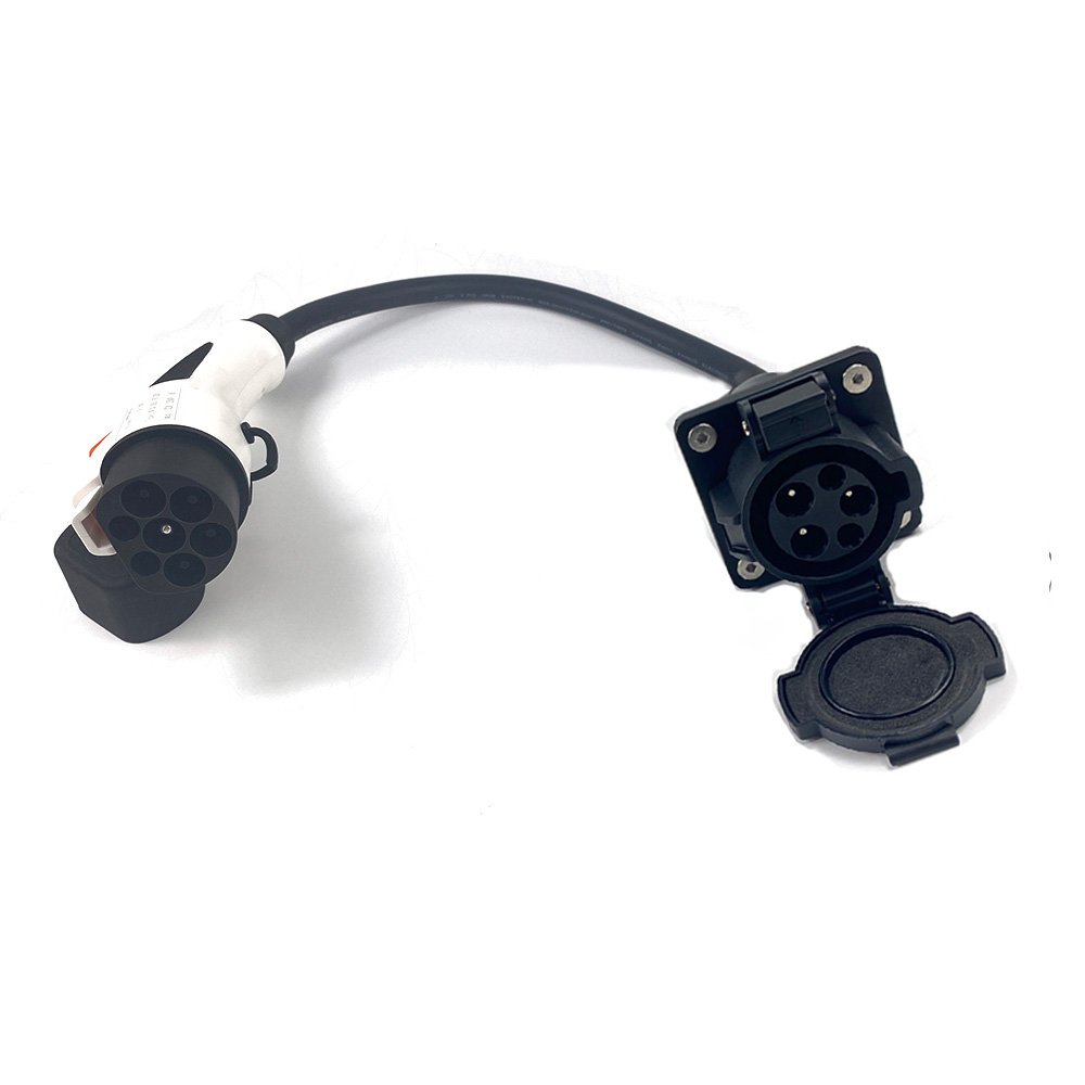 GBT EVSE Adapter 32A 7.5KW Sae J1772 Type 1 EV Chargers with 0.5m Cable Charge For GB/T Electric Car