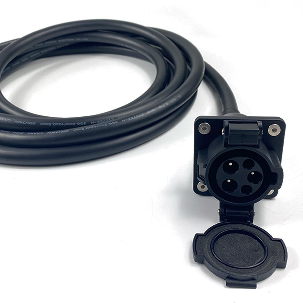 GBT EVSE Adapter 32A 7.5KW Sae J1772 Type 1 EV Chargers with 0.5m Cable Charge For GB/T Electric Car