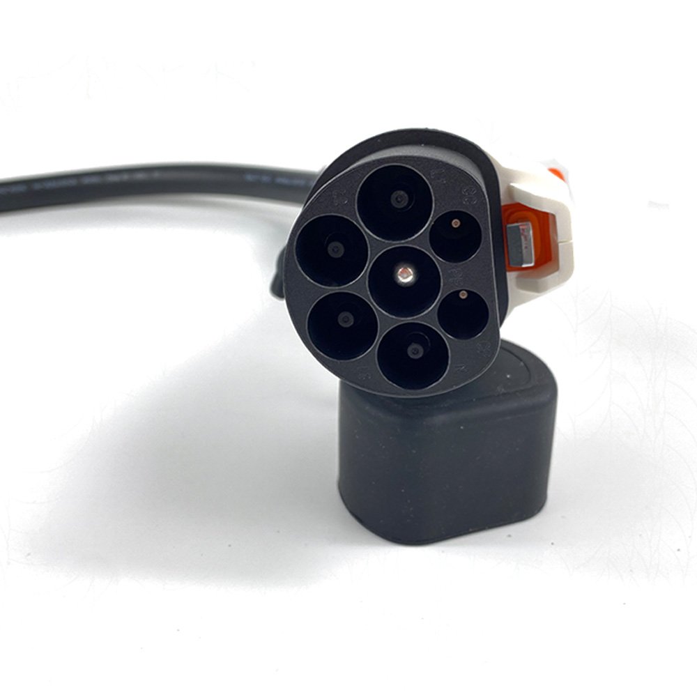 GBT EVSE Adapter 32A 7.5KW Sae J1772 Type 1 EV Chargers with 0.5m Cable Charge For GB/T Electric Car