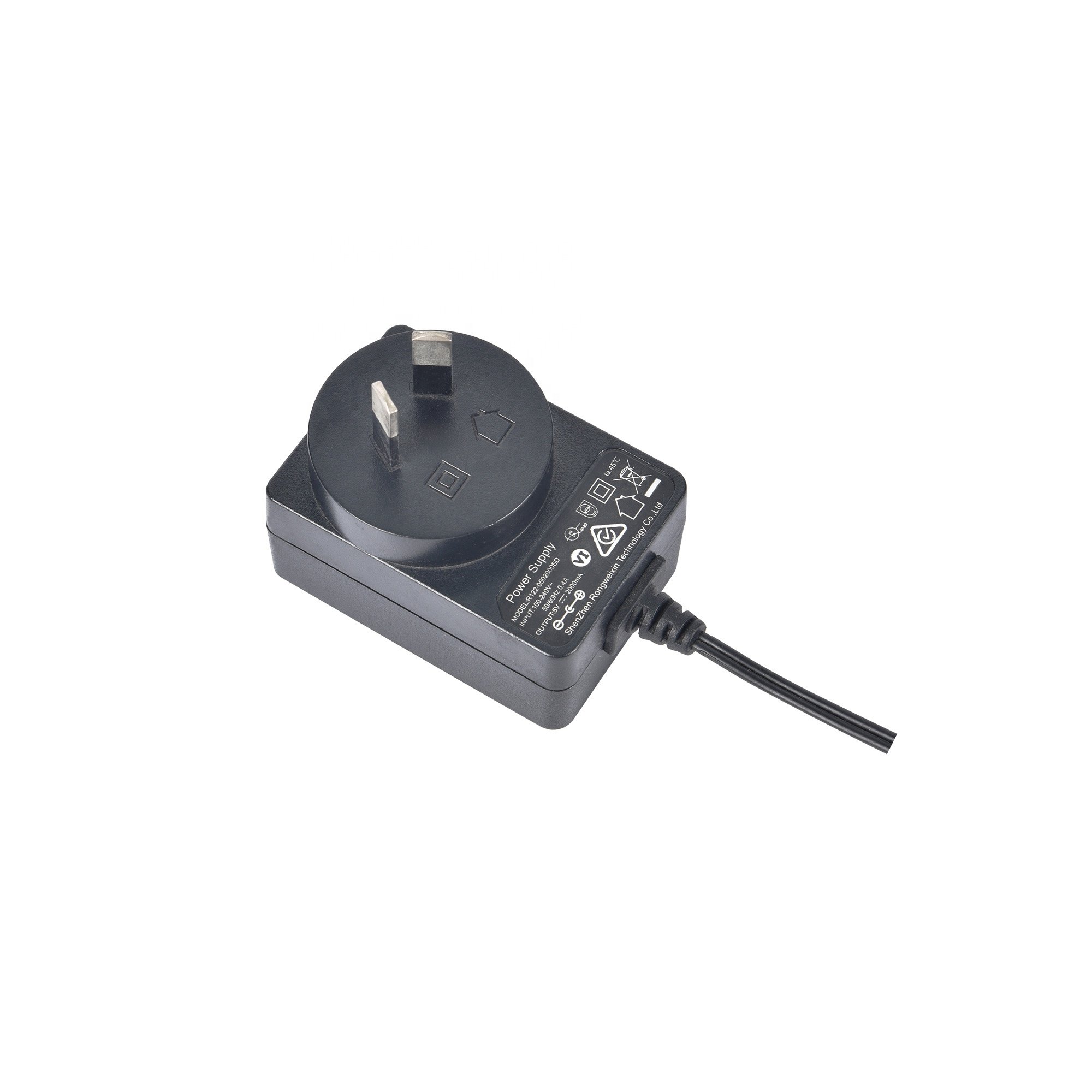 POS 12V EU Plug Switching Power Supply12v1a Adapter Electronic Products DC Power Adaptor Wall Plug Plug in Black White 2 Years