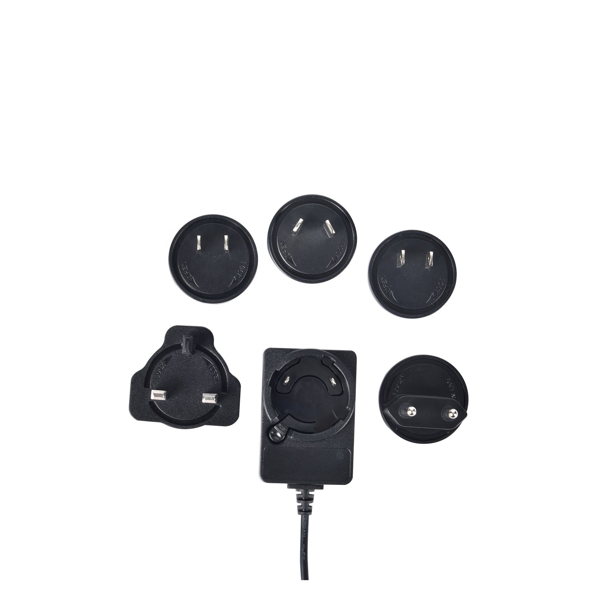 POS 12V EU Plug Switching Power Supply12v1a Adapter Electronic Products DC Power Adaptor Wall Plug Plug in Black White 2 Years