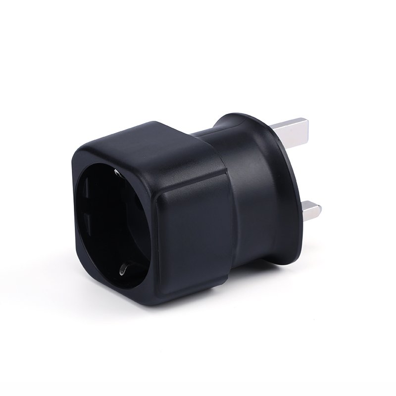 High quality White black or custom uk to eu travel adapter universal uk travel adapter plug