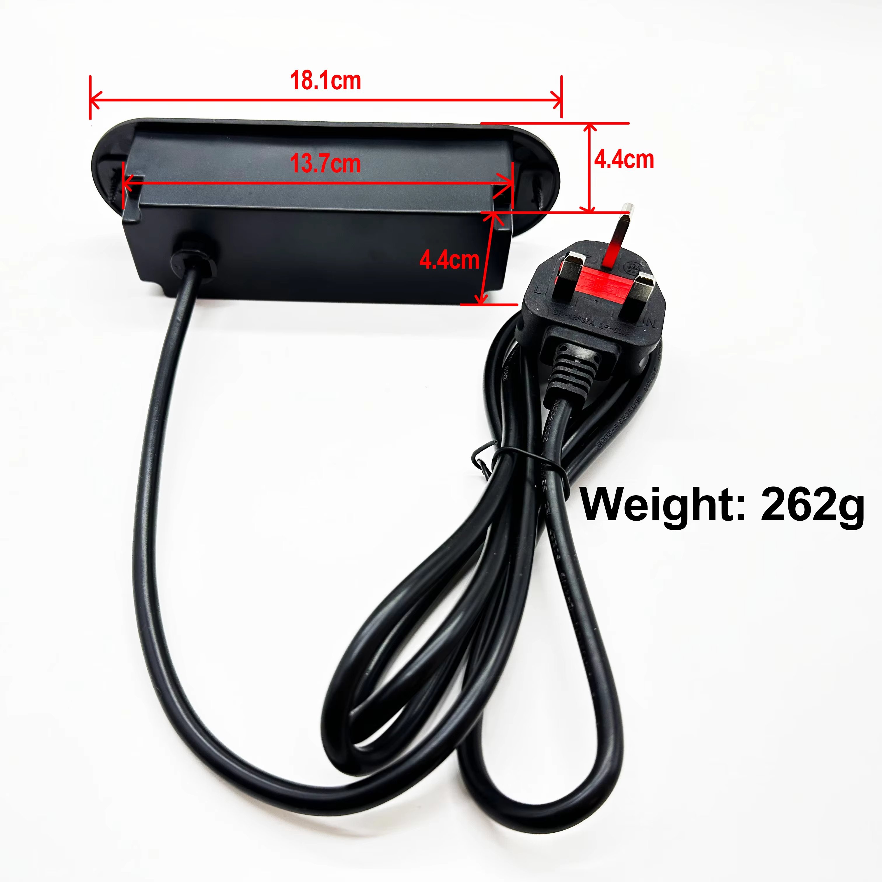 ES US Plug With USB Port Socket Strip