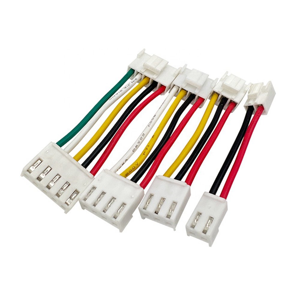 Professional 2.54mm 2/3/4/5/6 Pin Connector Female Plug SH JST ZH PH XH Custom Cable Assembly