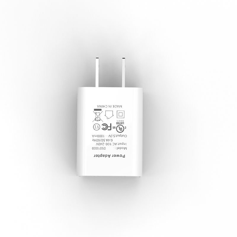 Us plug charger 5v 1a usb wall charger micro usb travel charger with single port for smart phone