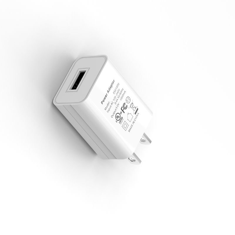 Us plug charger 5v 1a usb wall charger micro usb travel charger with single port for smart phone