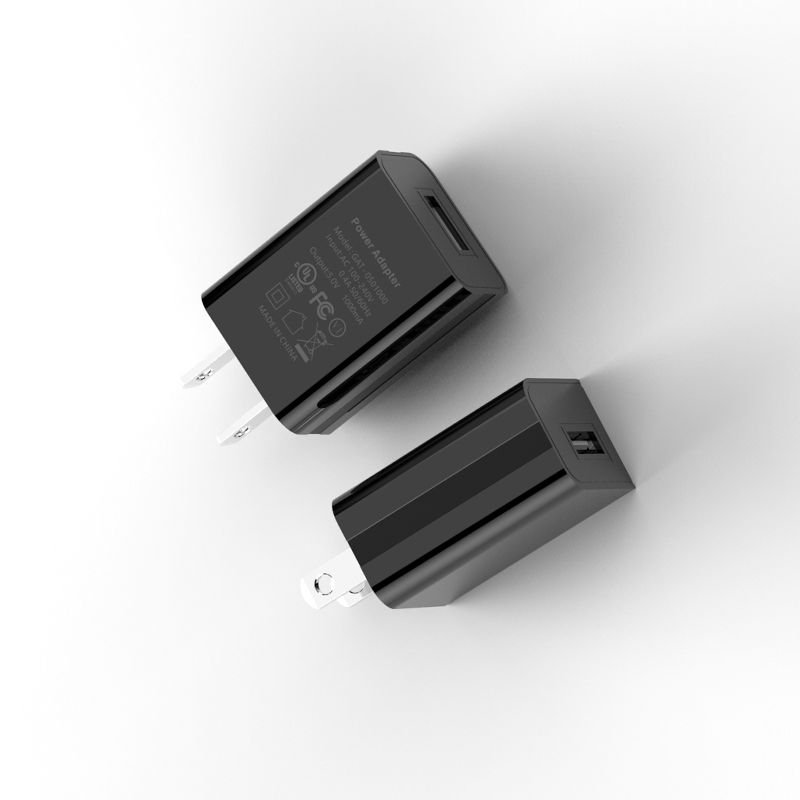 Us plug charger 5v 1a usb wall charger micro usb travel charger with single port for smart phone