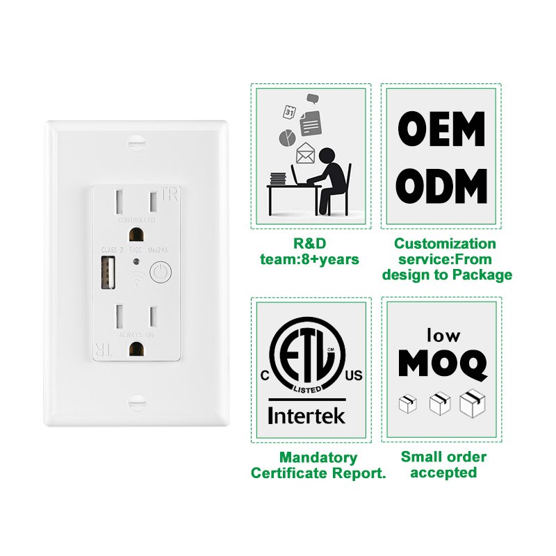 American Standard Smart Wifi USB Plug Socket