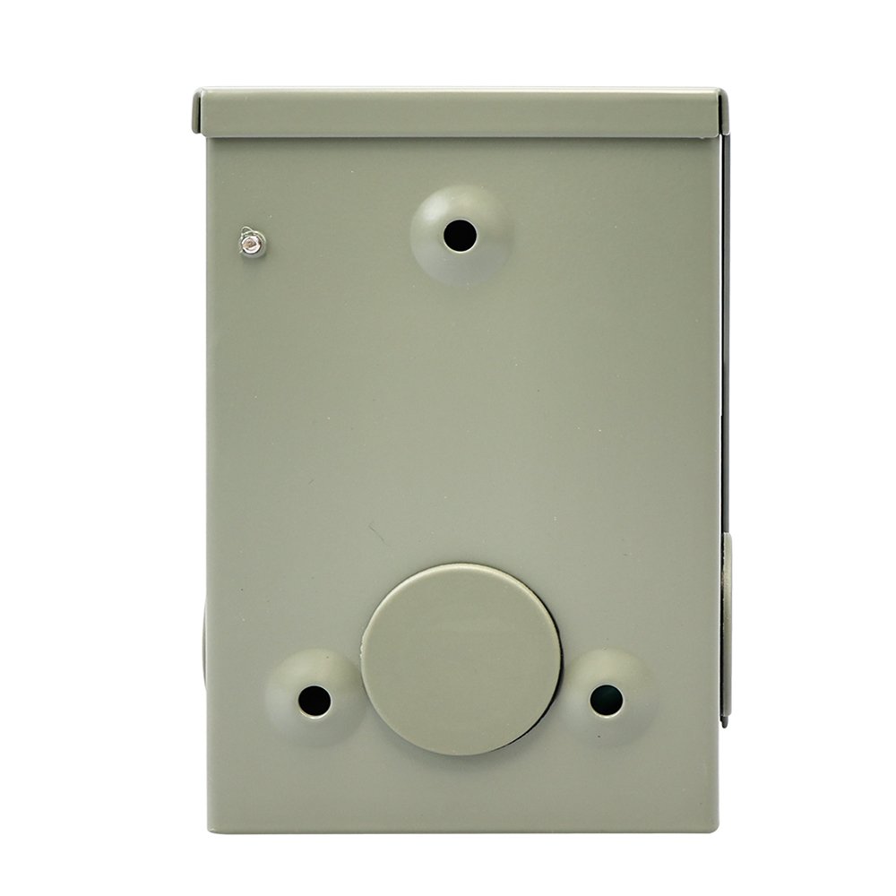 50A NEMA SS2-50P generator power inlet box with 3 prong locking plug indicator light