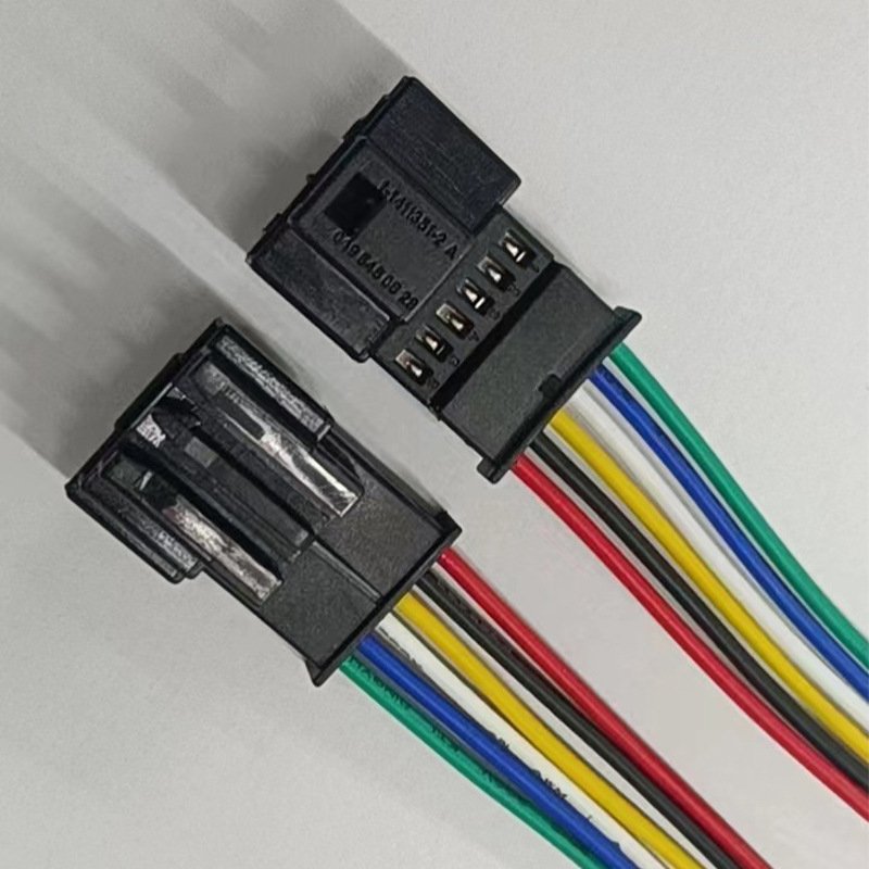Dongguan 24 AWG J ST Plug Connector 4 Pin Male Female Plug Connector Cable Wire