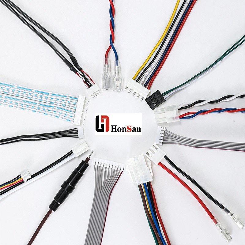 Dongguan 24 AWG J ST Plug Connector 4 Pin Male Female Plug Connector Cable Wire