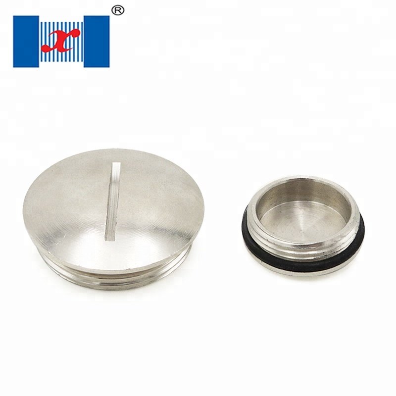 Metric PG Thread Metal Round Blind Stop Plugs