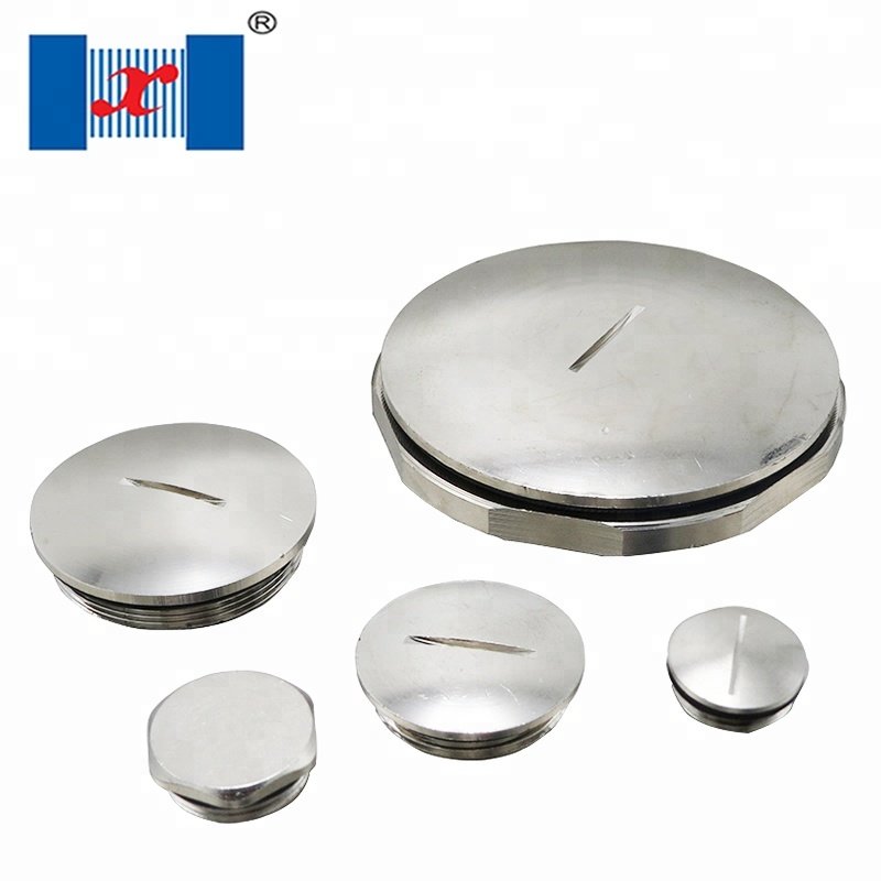Metric PG Thread Metal Round Blind Stop Plugs