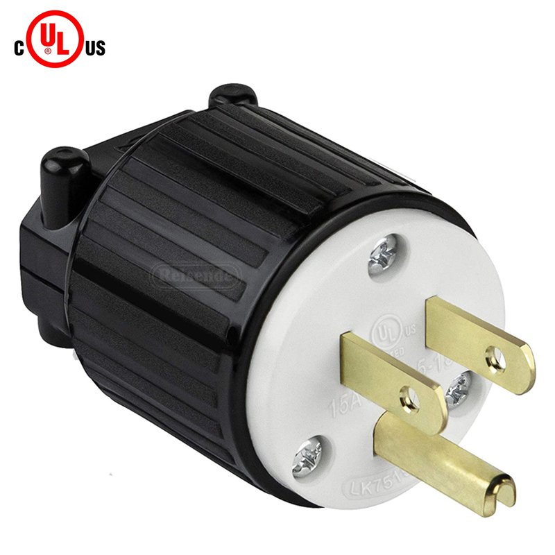 NAME Plug L5-15p 15A 125V Us Assembled Wired Industry Plug Twist Locking Plug