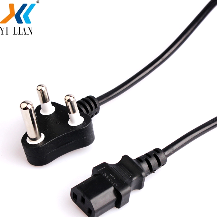 Hot Sale Power Supply Cord Copper Material 3 Pin USA Extension Plug Nema 5-15P China or European Standard 14AWG 3C Power Cord