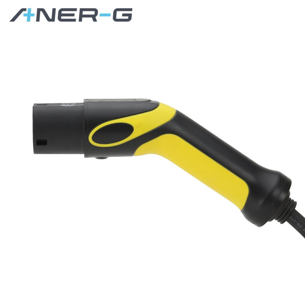 Type 2 16A 32A AC Electric Vehicle Male Charger Plug Connector Gun with 5M EV Charging Cable