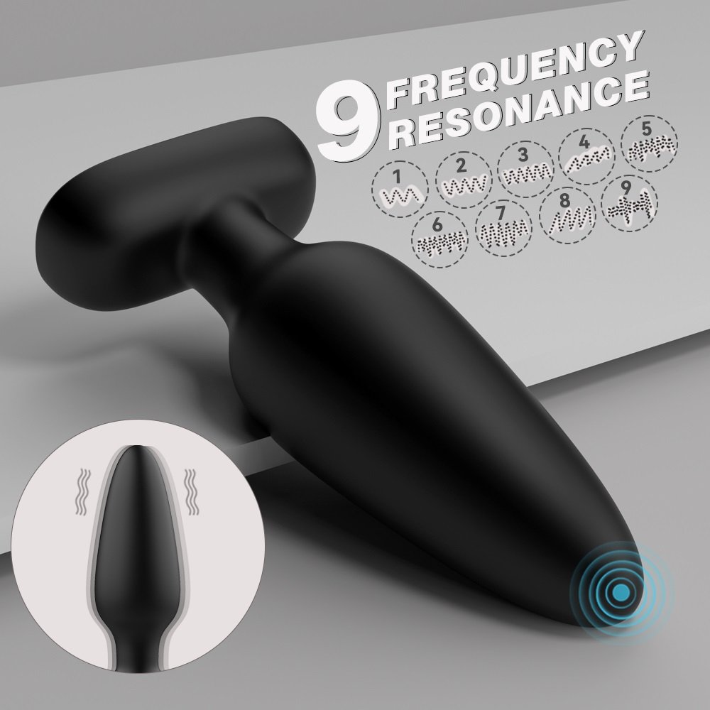 S403-2 Wireless Remote Controlled Butt Plug Anal Toys Vibrator for Men or Women with 9 Vibration Patterns