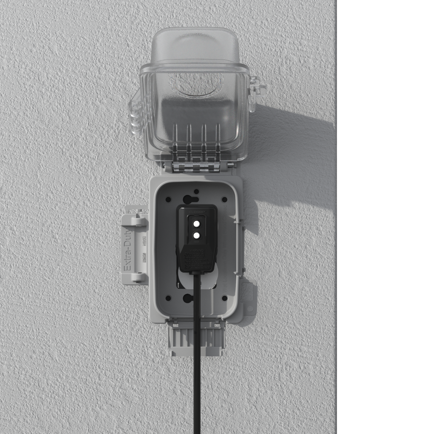 15 Amp Manual Reset 3 Prong Self-Test Portable GFCI Assembly power cord electrical gfci plug