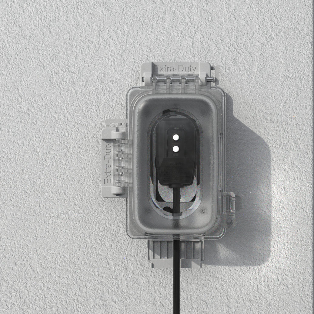 15 Amp Manual Reset 3 Prong Self-Test Portable GFCI Assembly power cord electrical gfci plug