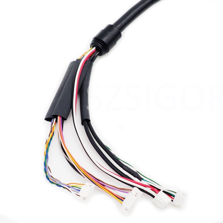 Customized security line IP CCTV camera electrical wires for harness connector RJ45 shenzhen wire harness ATV DC plug cable CCTV