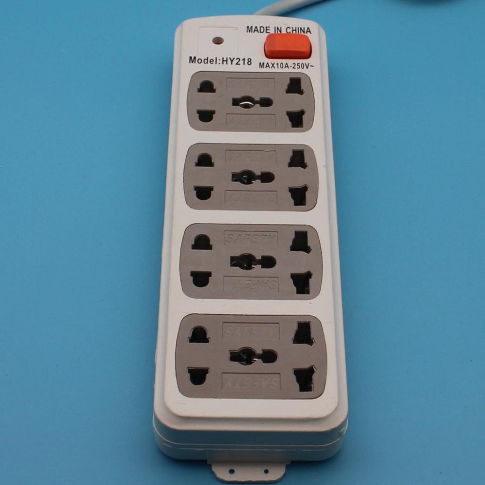 plug sockets 3 pin UK standard extension socket power