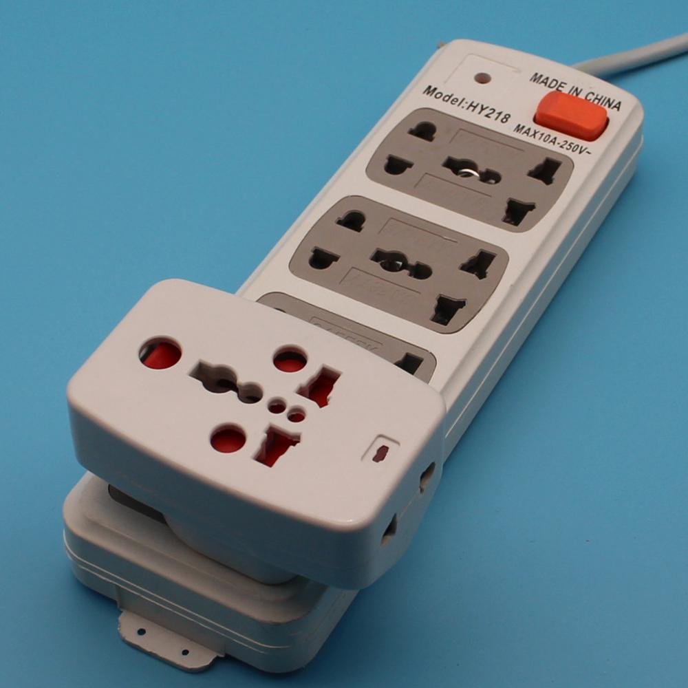 plug sockets 3 pin UK standard extension socket power