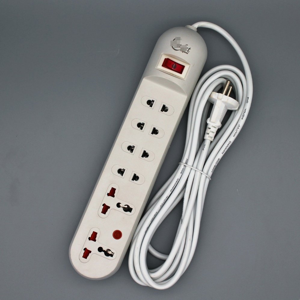 plug sockets 3 pin UK standard extension socket power